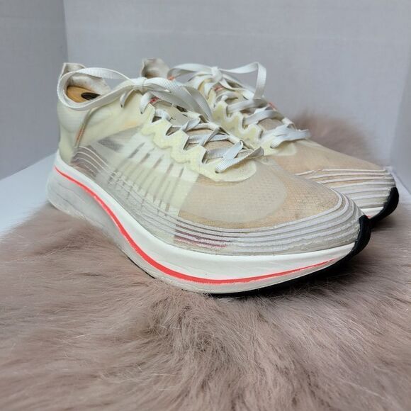 Nike Zoom Fly Breaking 2 Running Shoes Womens SiWhite AJ8229-106 Size 11 - Picture 1 of 10